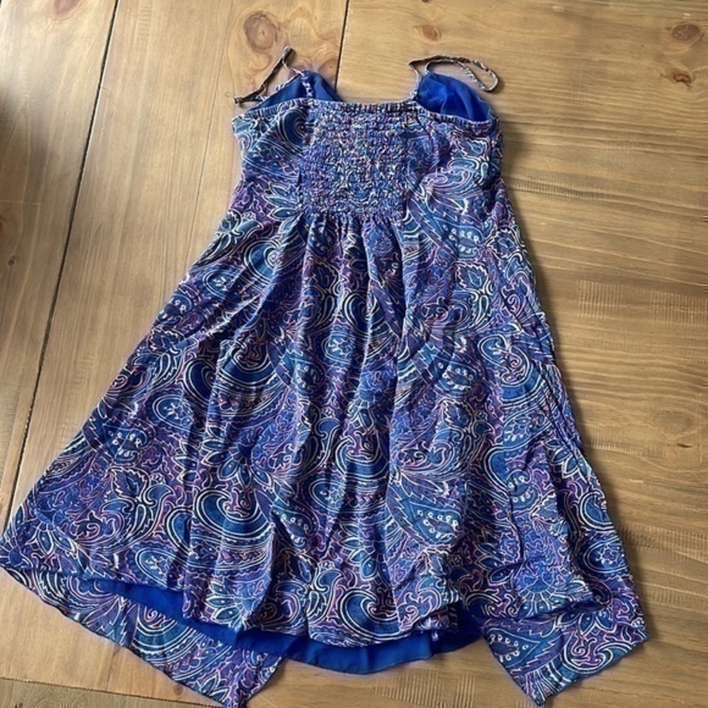 100% silk | gorgeous guess jeans dress - Picture 3 of 9